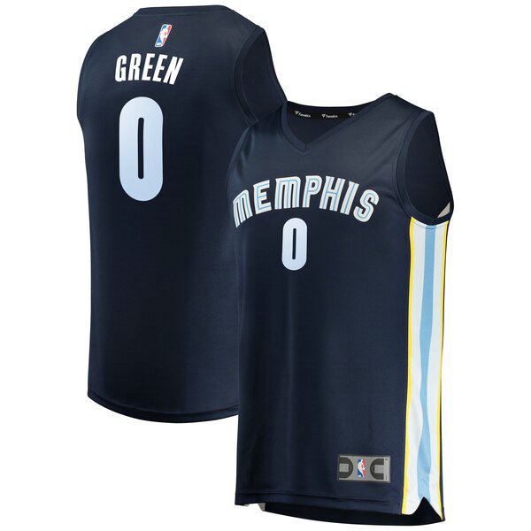Maillot Memphis Grizzlies Homme JaMychal Green 0 Icon Edition Bleu marin